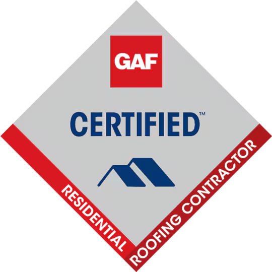 GAF Certified Roofer badge