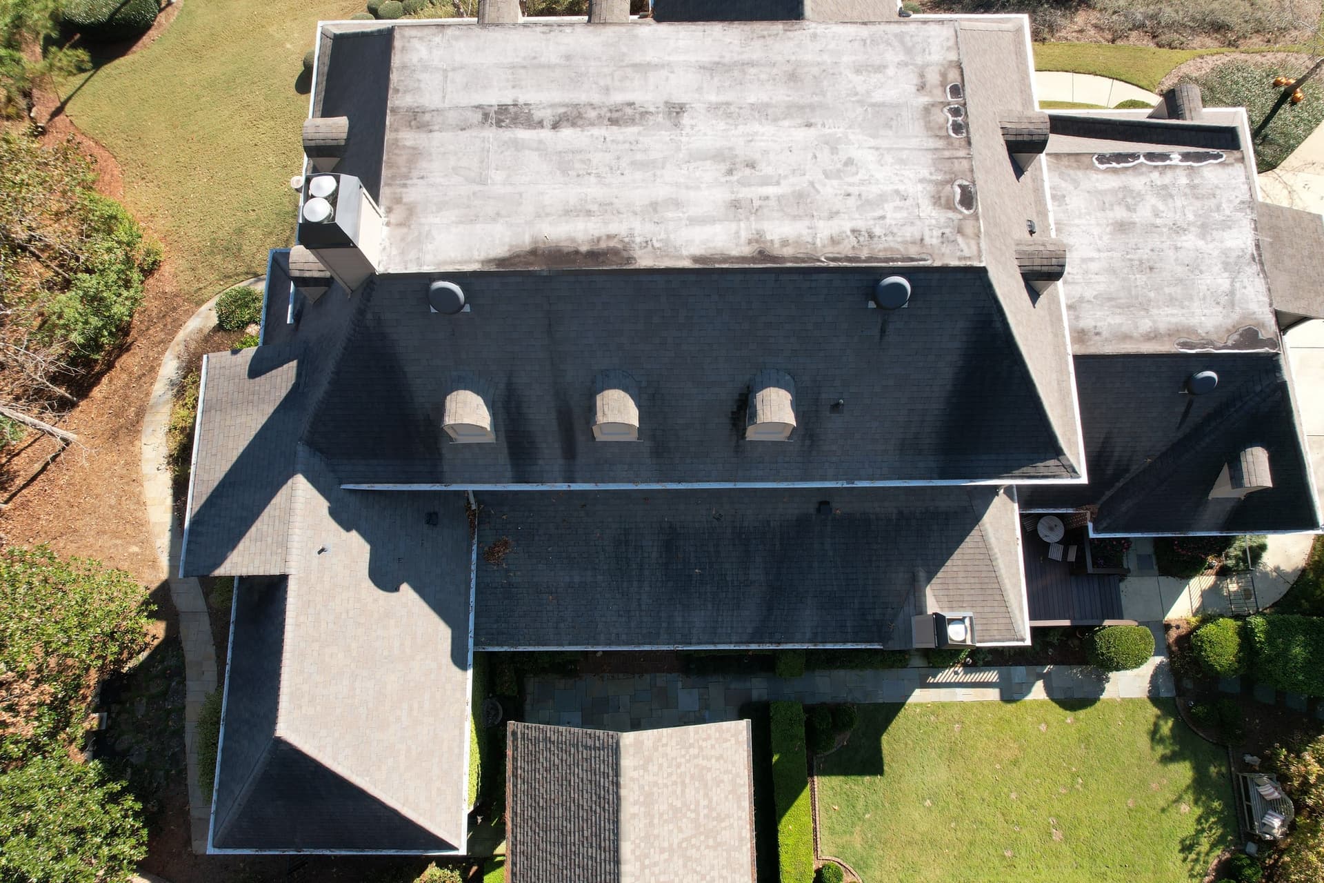 Insurance Claims roofing project in Birmingham, Alabama.