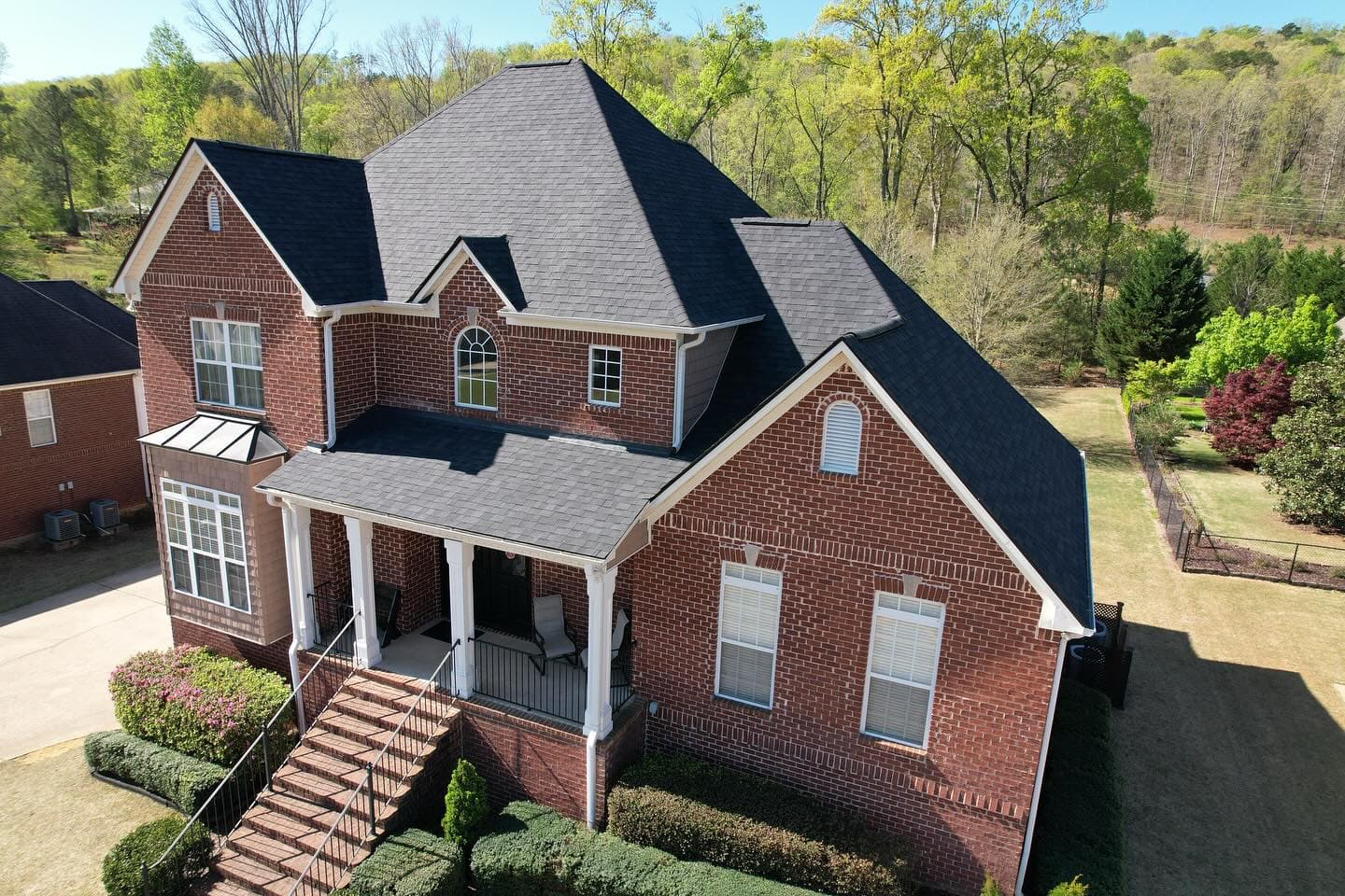 Gutters roofing project in Birmingham, Alabama.