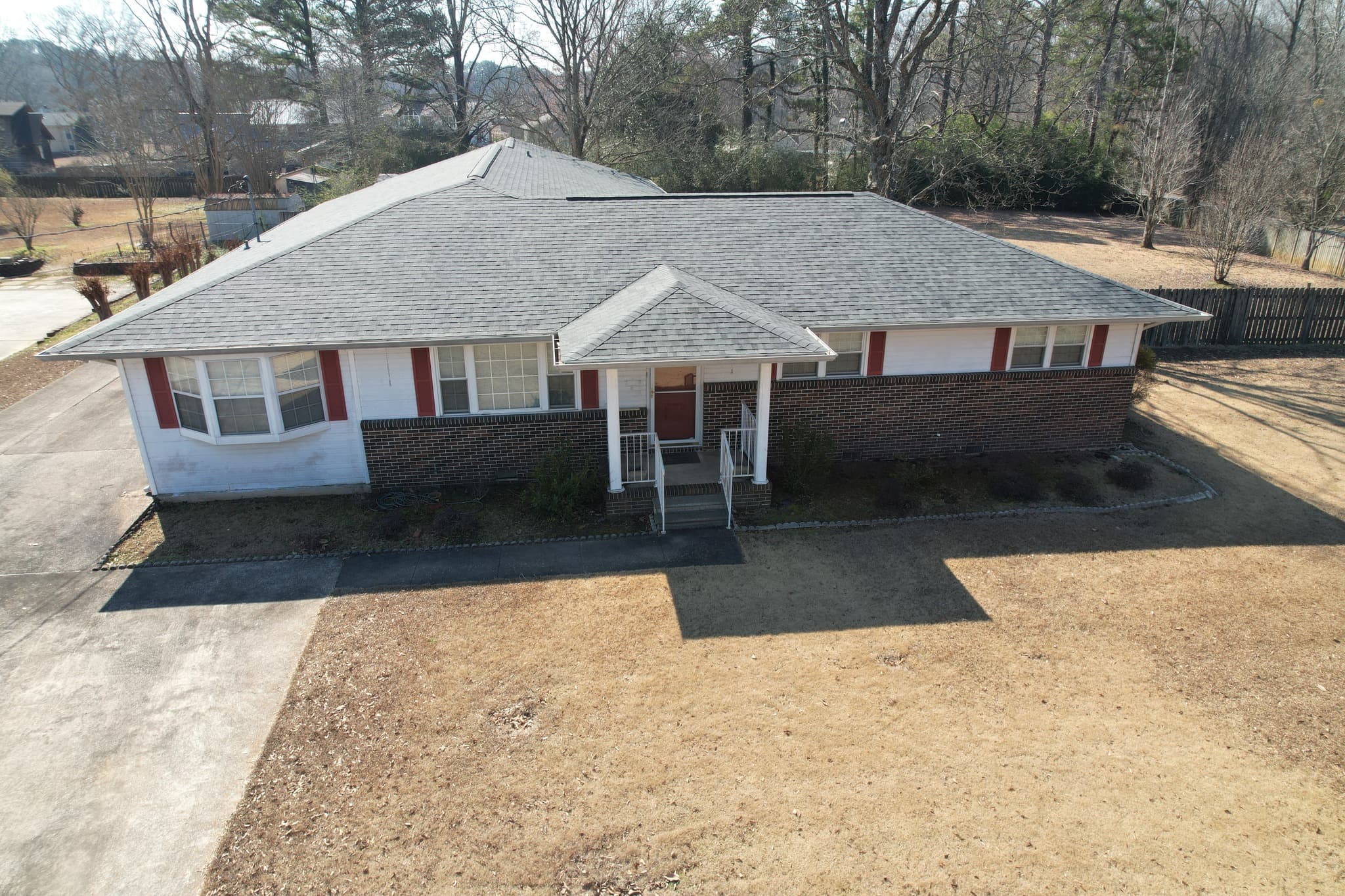 Residential Roofing project visual for Montgomery.